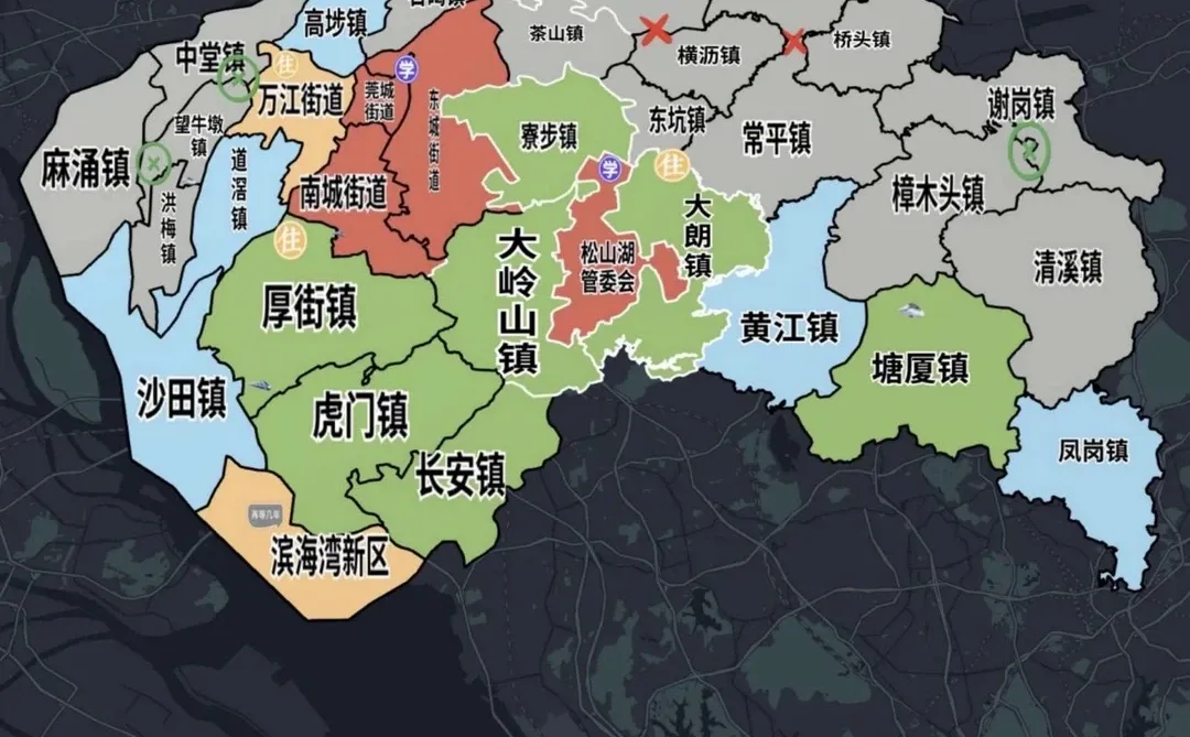 东莞新房的五个能级地图，你属于哪个？