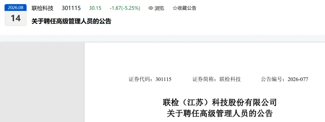 刚刚!一位前券商投行业务内核委员出任上市公司财务副总监