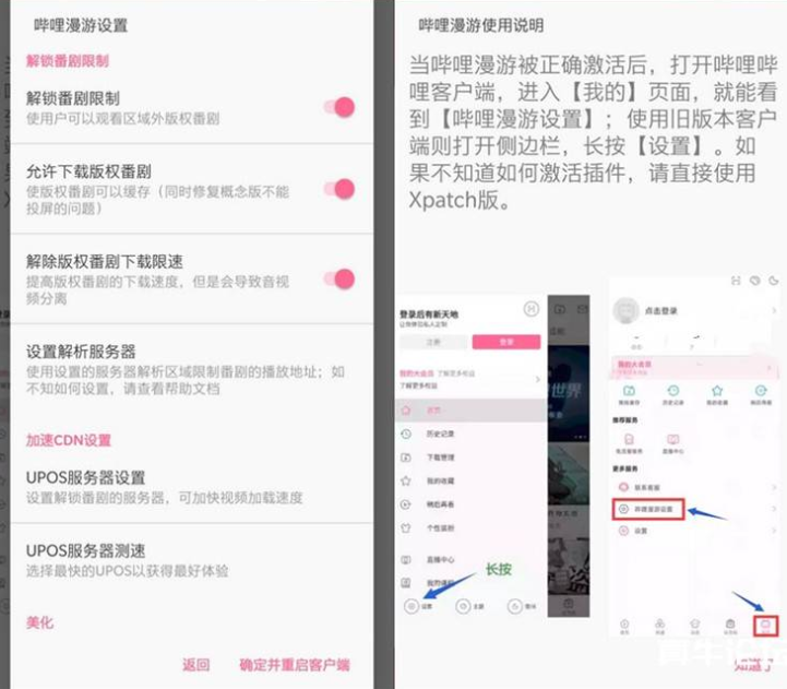B站哔哩哔哩v7.3.0去广告内置哔哩漫游模块版/解锁实用功能