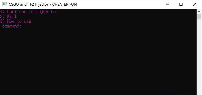 CSGO 和 TF2 的简单注入器