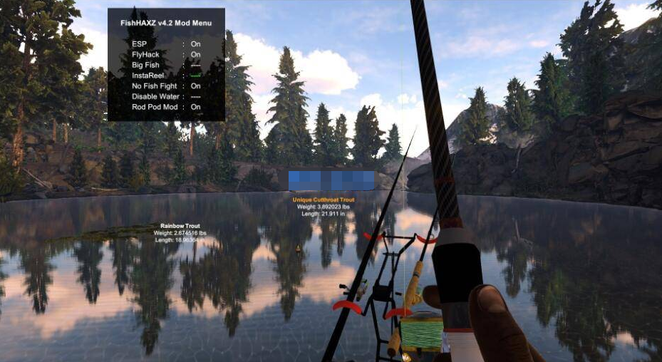 钓鱼世界 FishingPlanet FishHAXZ v4.3.2 作弊更新版