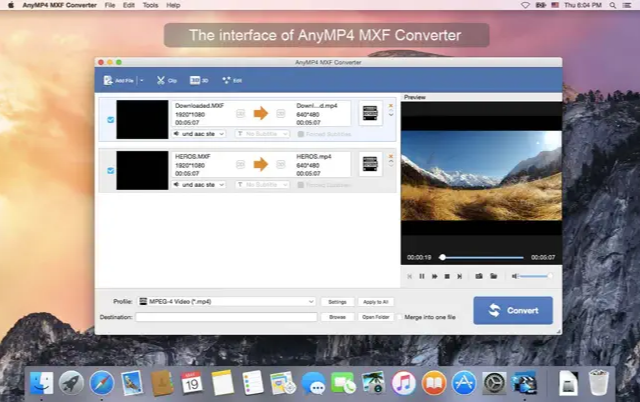 AnyMP4 MXF Converter for Mac版下载-AnyMP4 MXF Converter for Mac(MXF转换器)官方版下载 v6.3.17