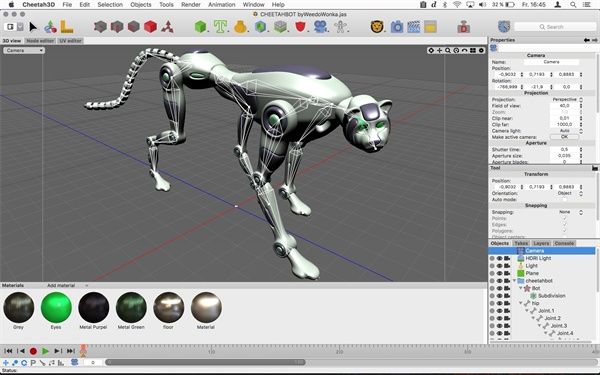 Cheetah3D Mac版下载-Cheetah3D for Mac(3D建模渲染工具)下载 v7.5.3官方版