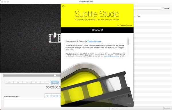 Subtitle Studio Mac最新版下载-Subtitle Studio for Mac视频字幕制作软件下载 v1.5.2