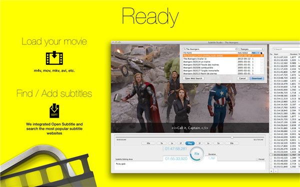 Subtitle Studio Mac最新版下载-Subtitle Studio for Mac视频字幕制作软件下载 v1.5.2