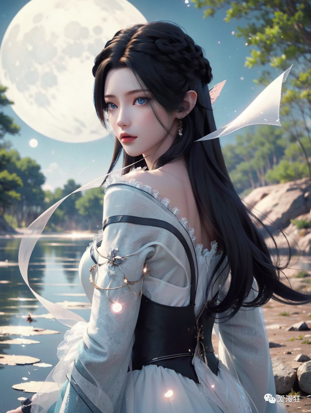 美图欣赏丨星辰变#姜立月下思君