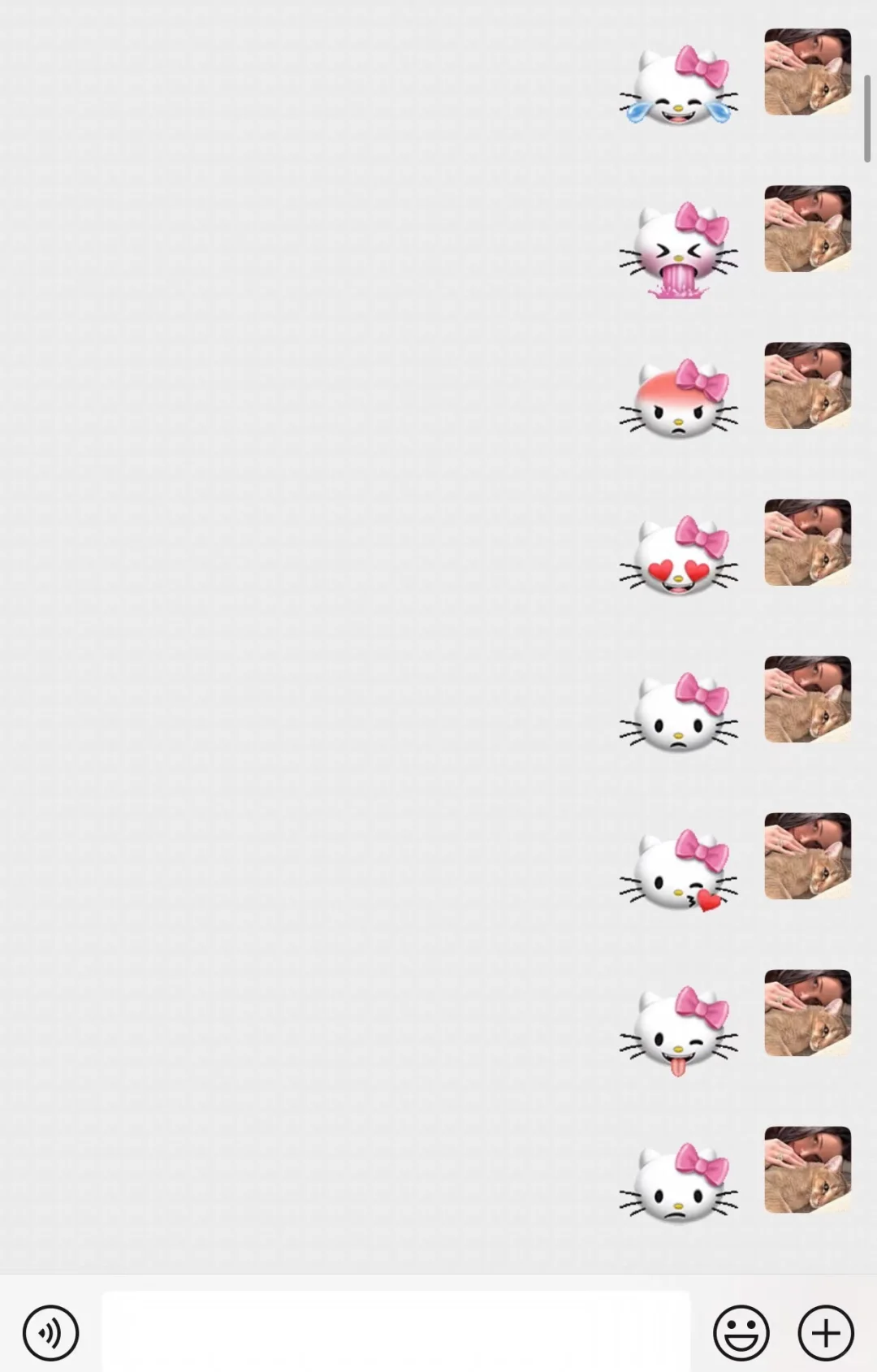 谁还没有hello Kitty动态表情包呀