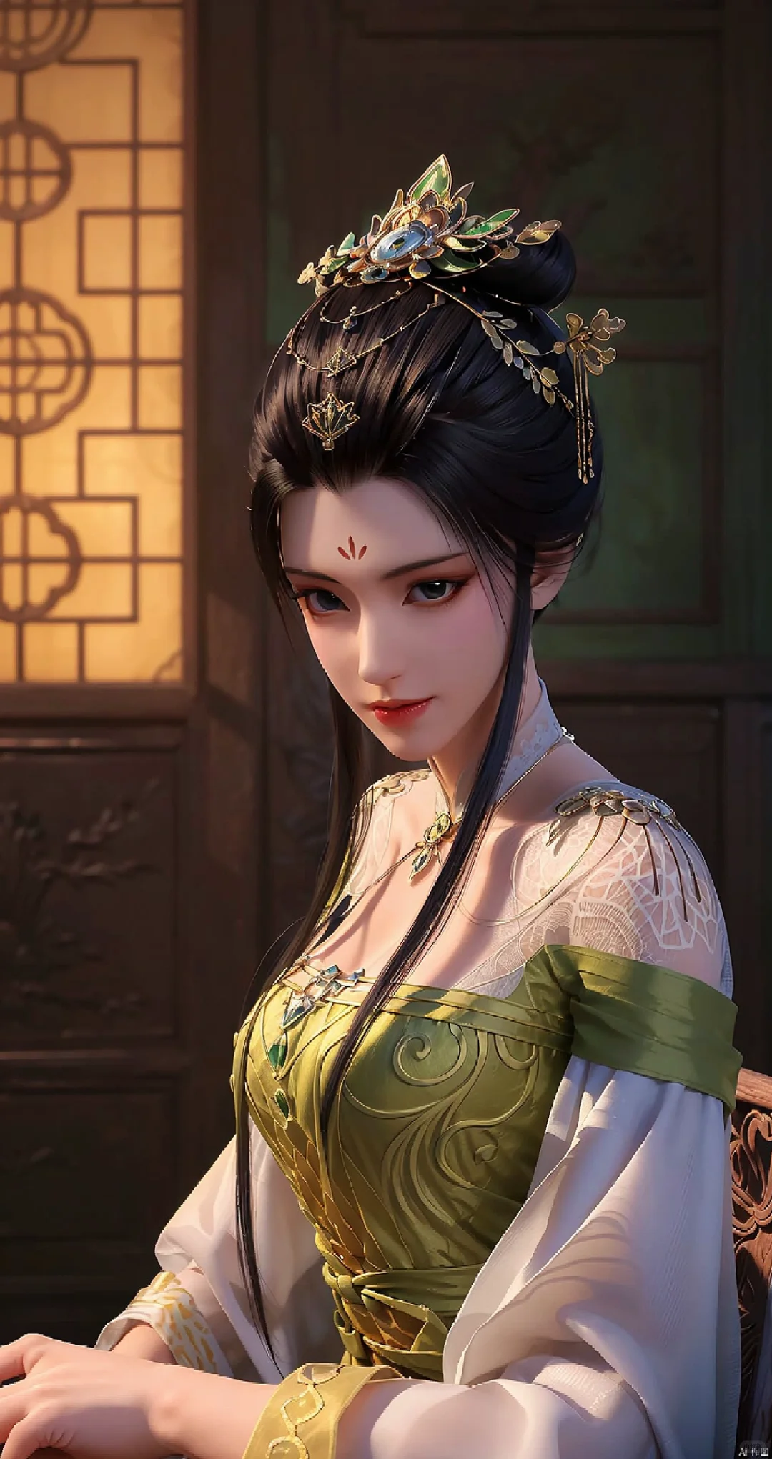 国漫女神：白鹤淮AI图片分享