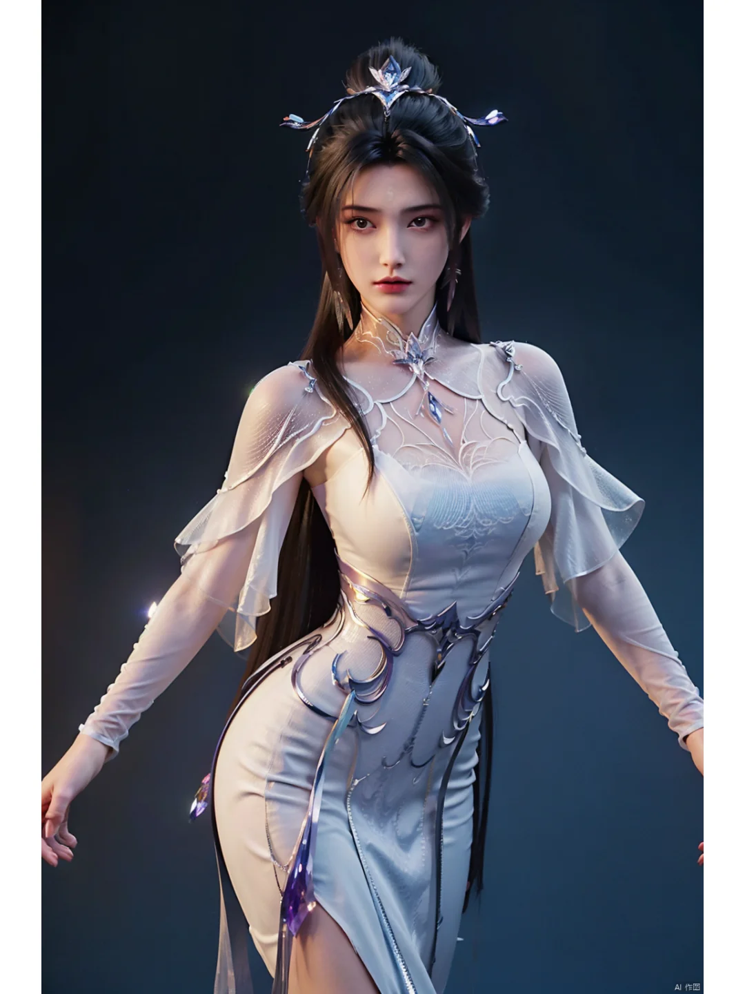 AI绘画国漫女神诛仙陆雪琪美图壁纸