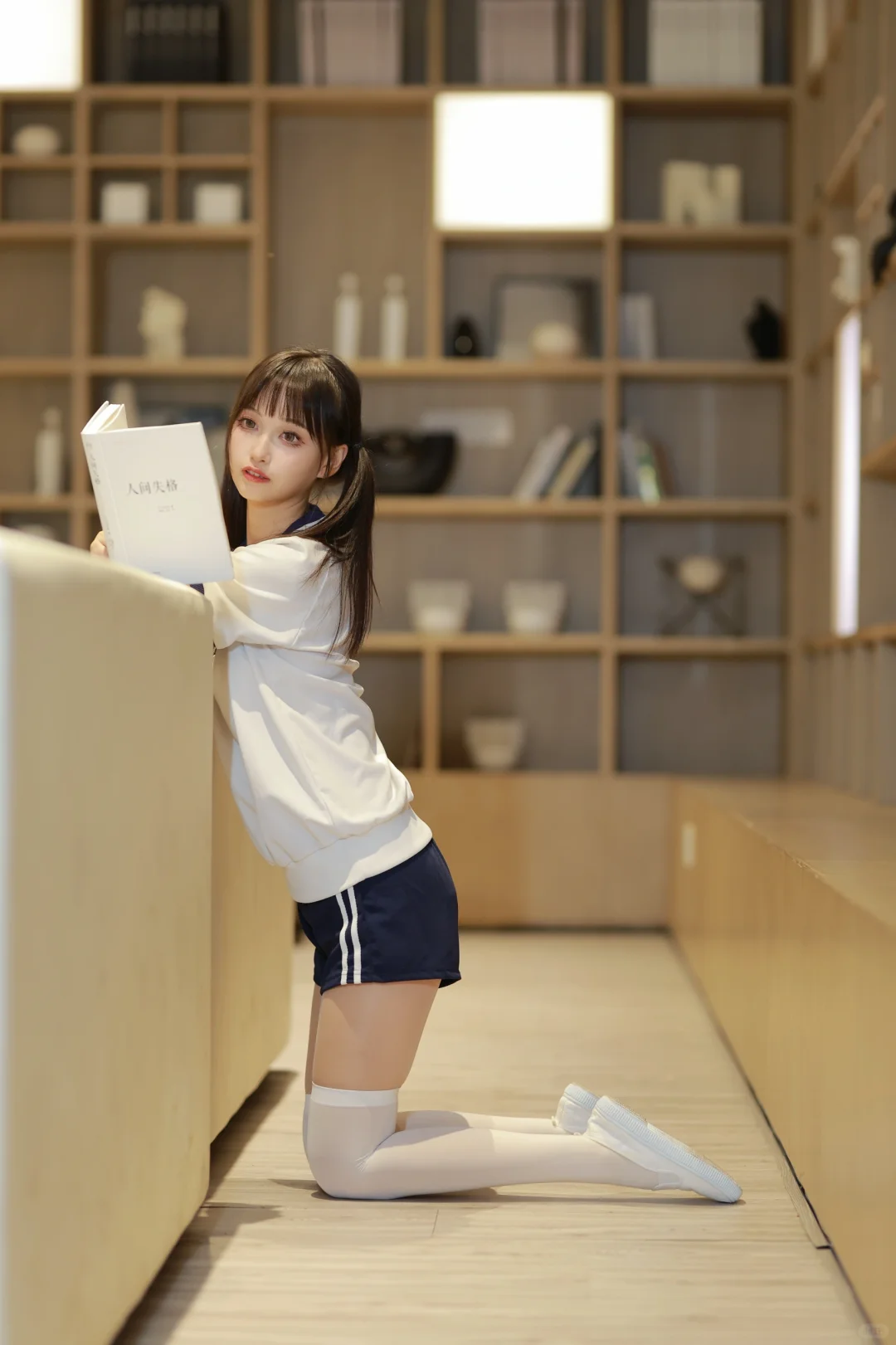体操服+白丝就是日系经典！！