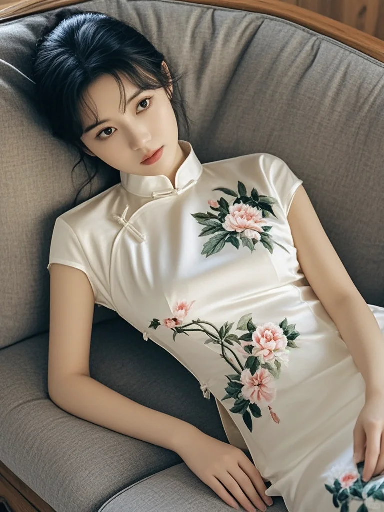 美女壁纸︳旗袍女神，不经意绽放出东方之美