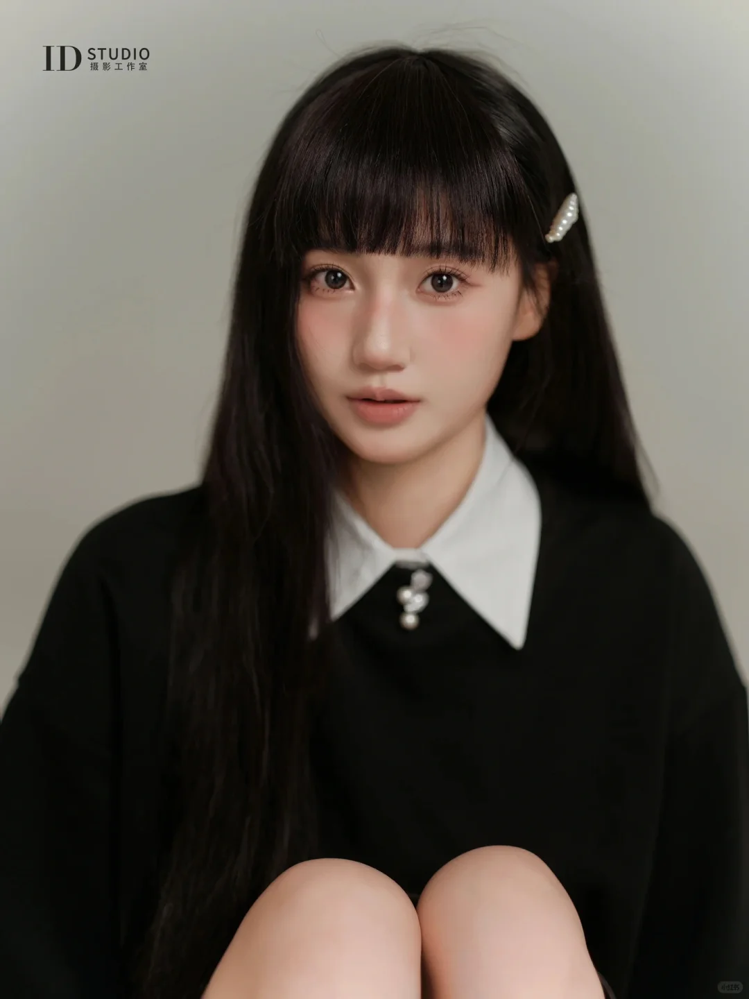 韩国女孩写真｜棚拍韩杂风：做甜心小苹果