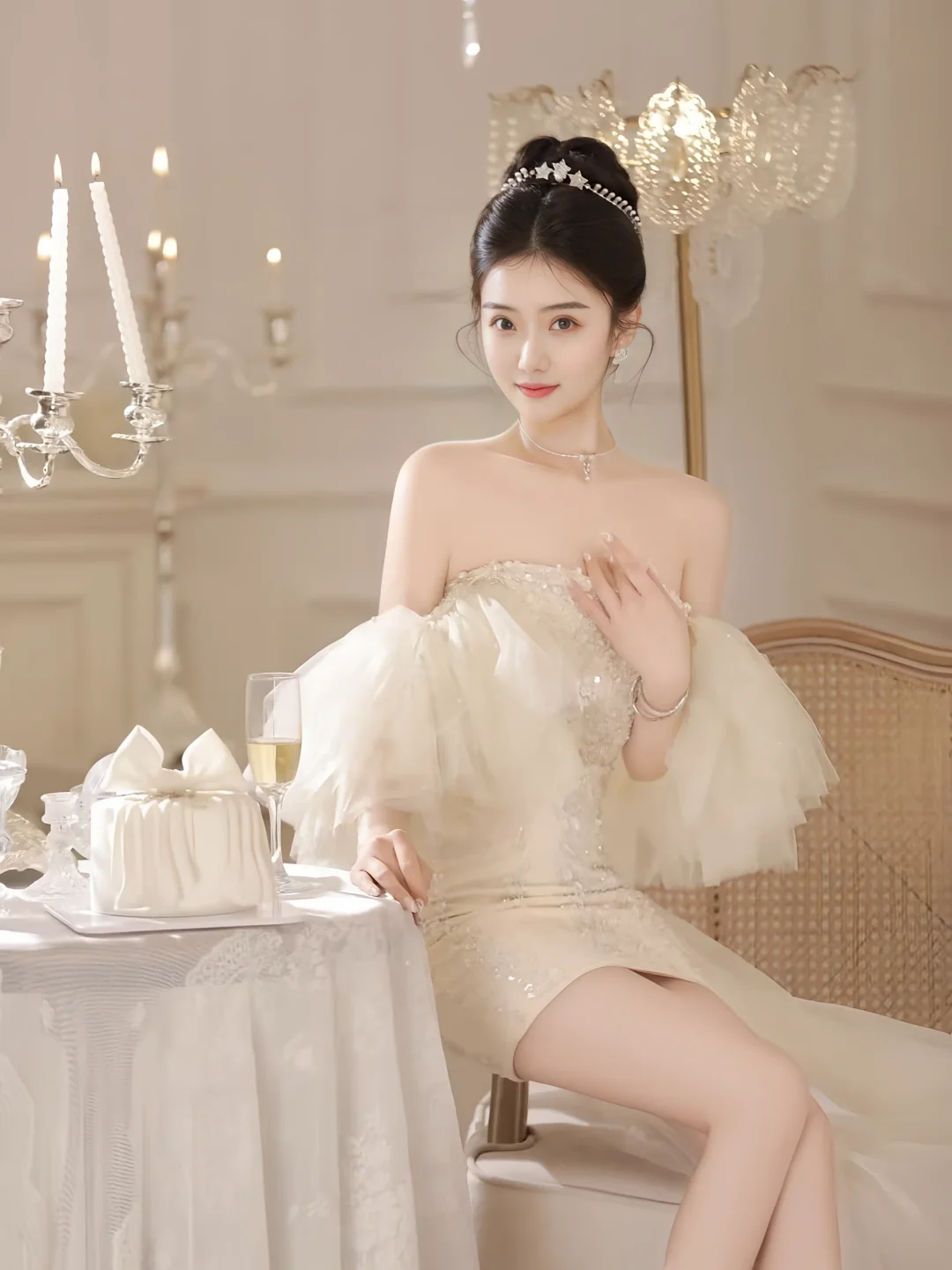 AI定制｜千金公主风生日写真🎂美爆啦