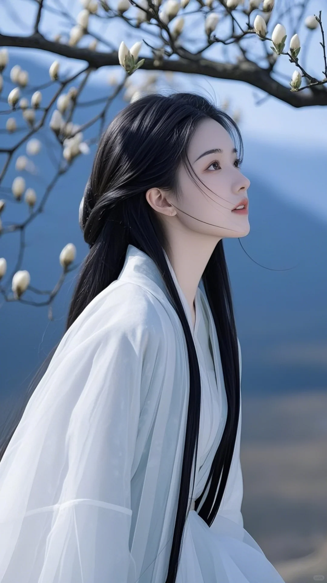 清冷古风美人素材