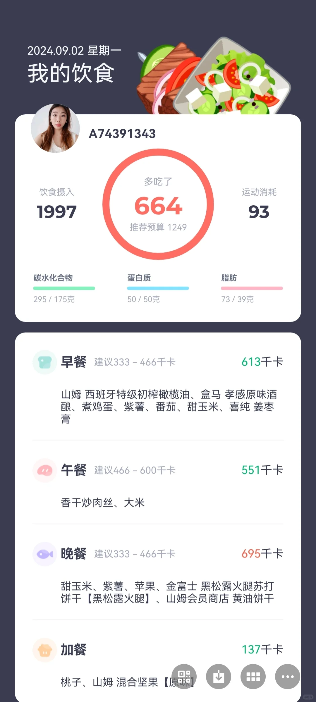 一天吃2000大卡体重有什么变化？Day46