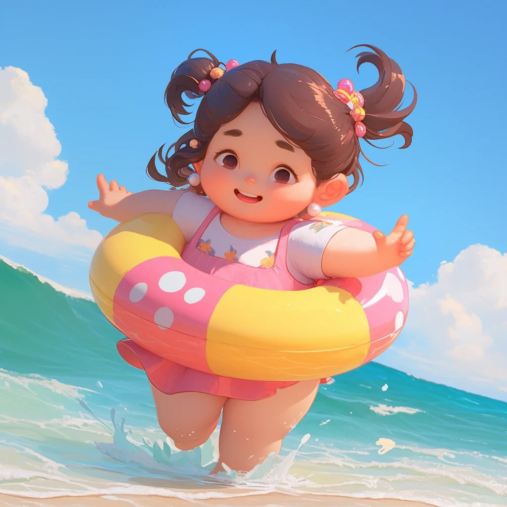 夏天当然是玩水呀~