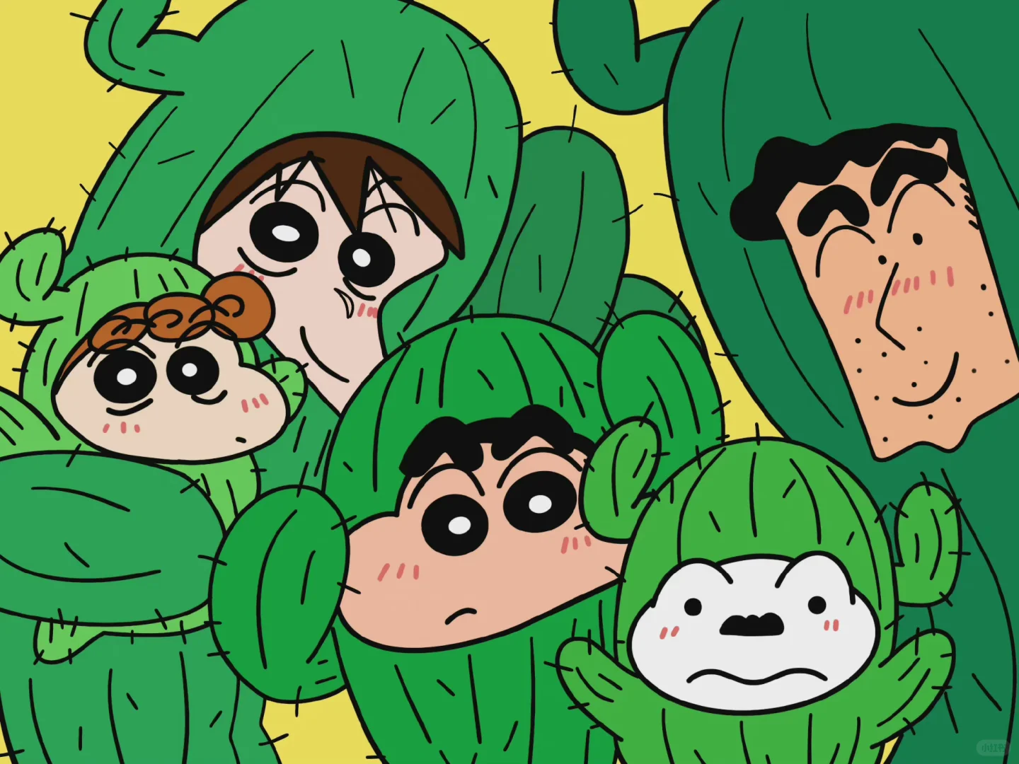 蜡笔小新iPad壁纸