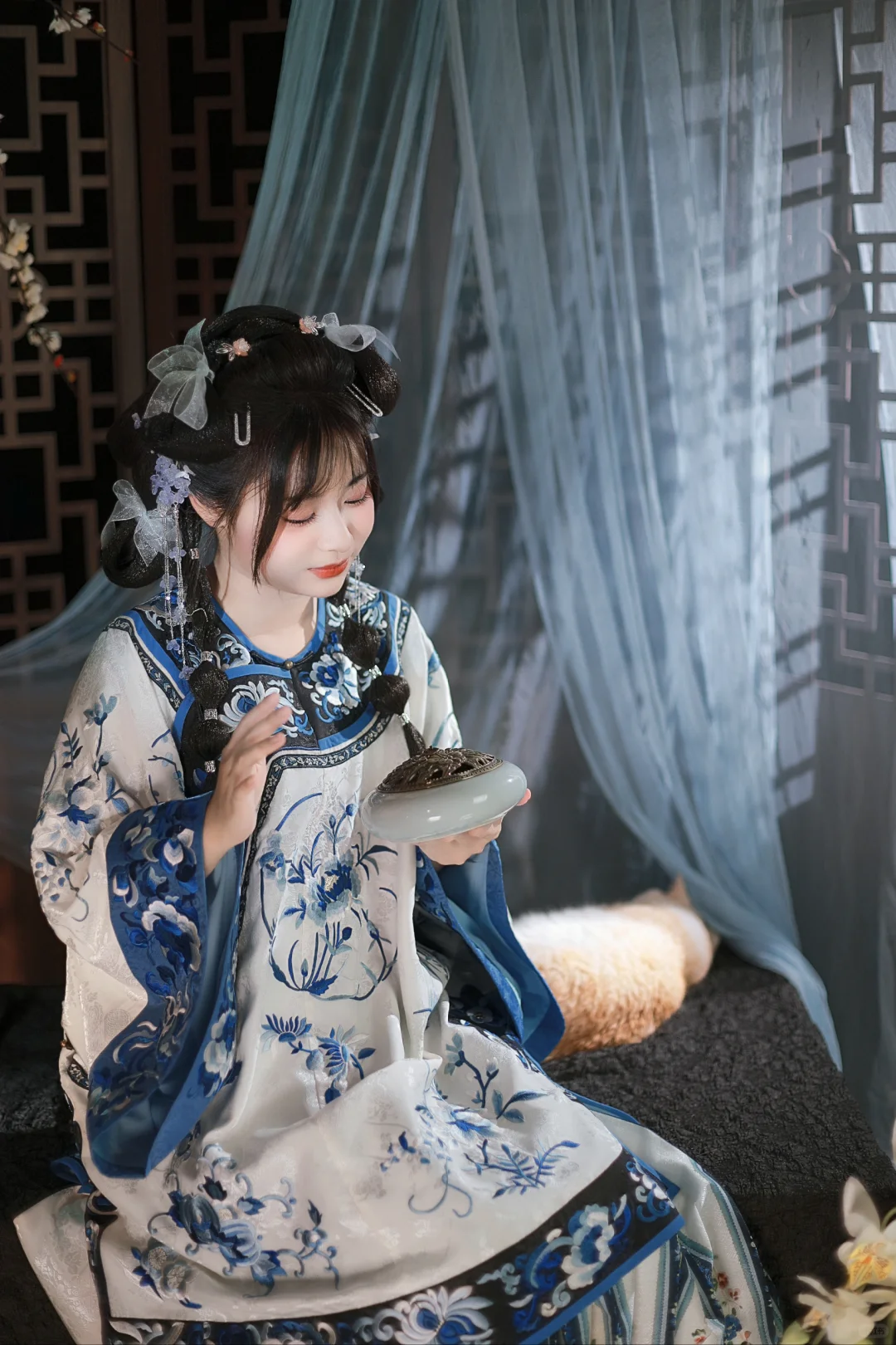 💫清汉女室内写真水波倒影修图大揭秘来啦