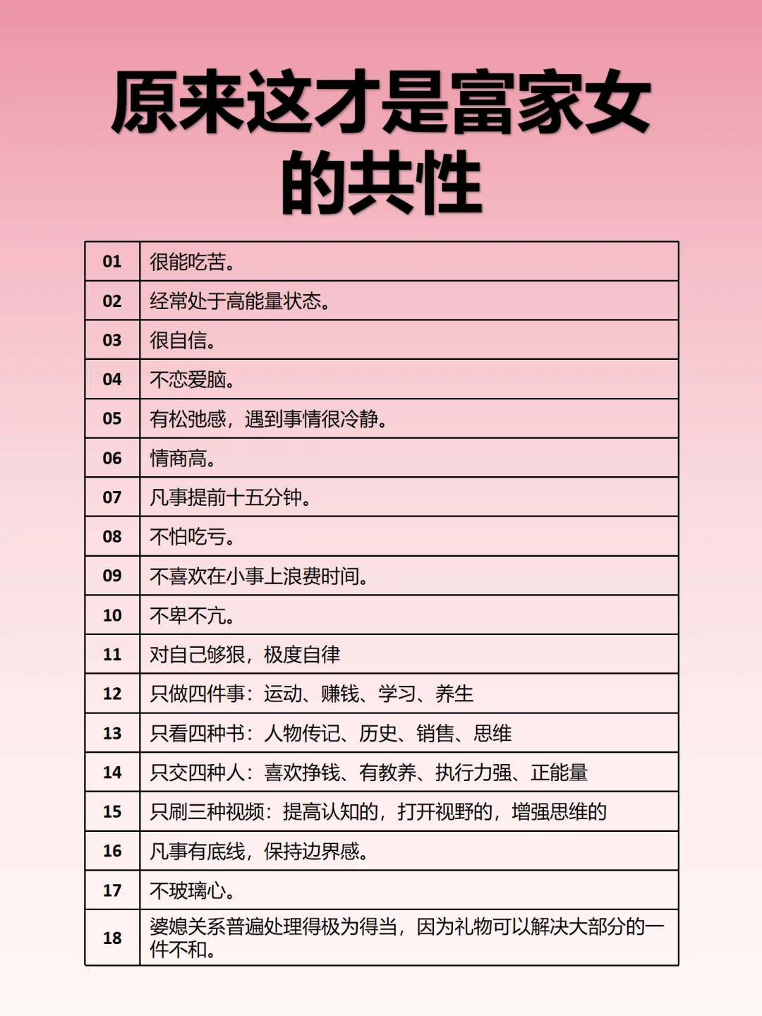 原来这才是富家女的共性