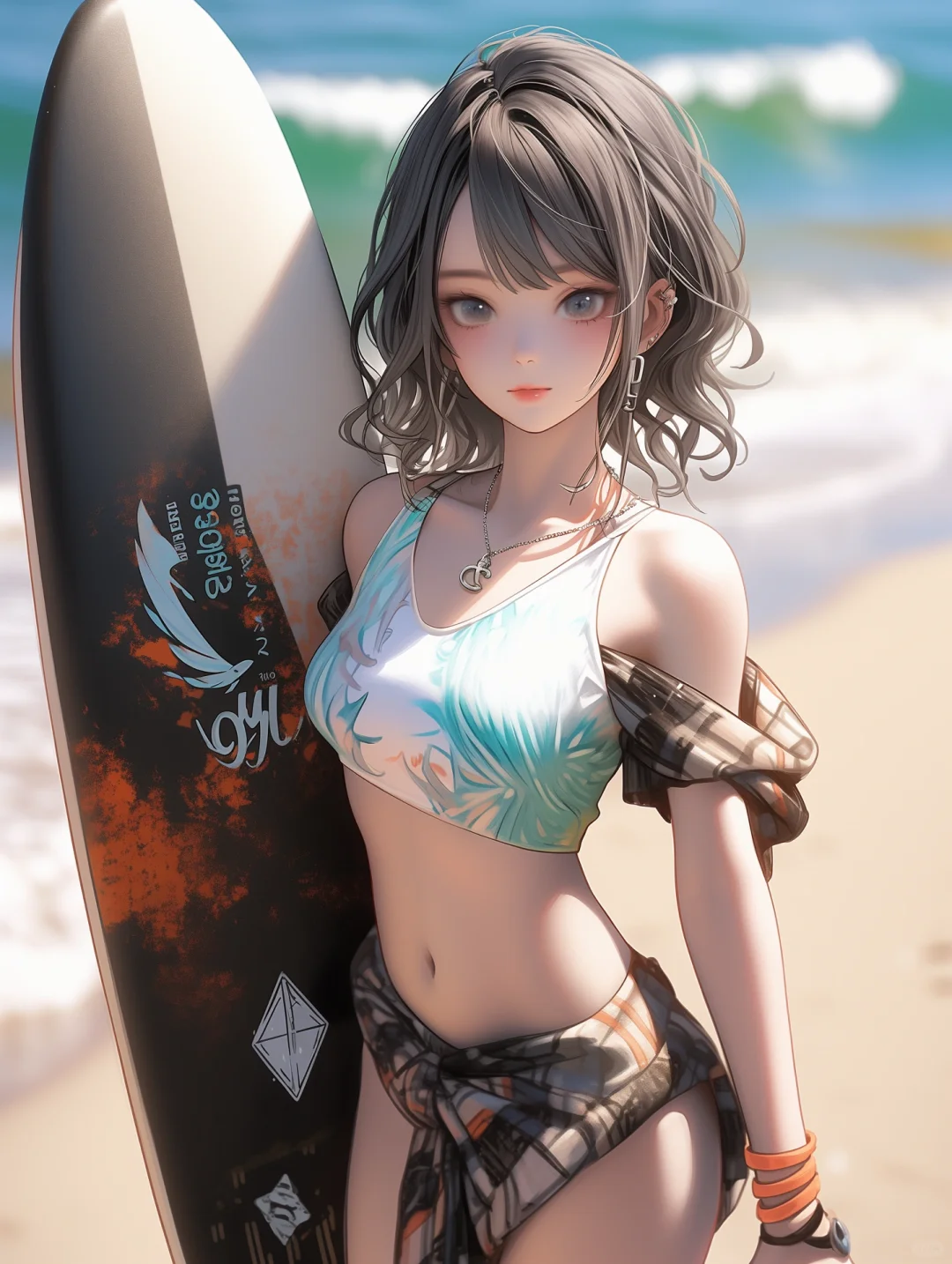 【AIGC】一起冲呀🏄🏻‍♀️