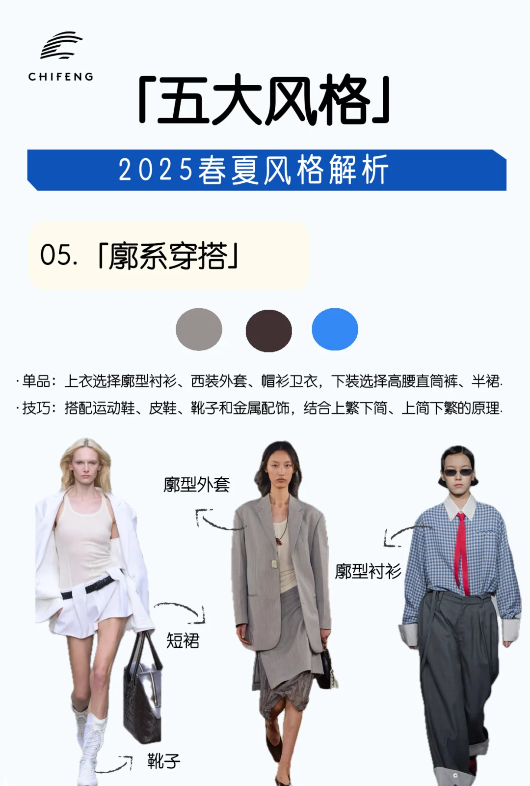 1⃣️招搞定2025春夏秀场5大风格
