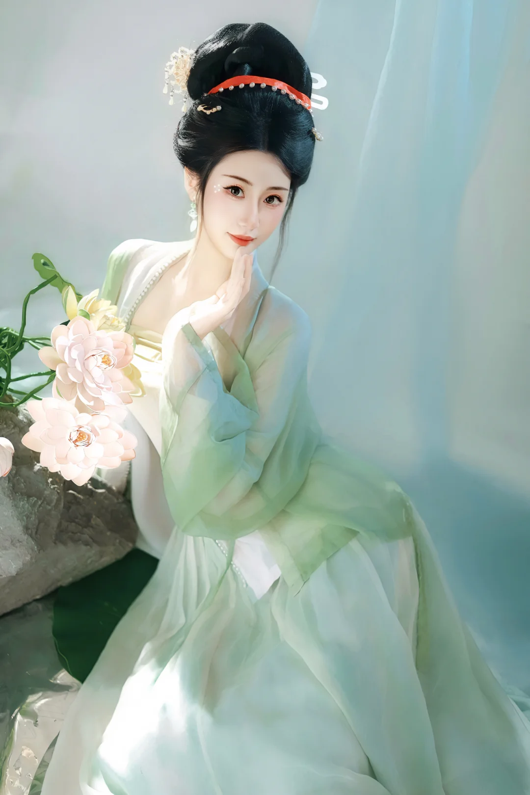 拍写真啦~宋制珍珠妆和清汉女选哪一个？