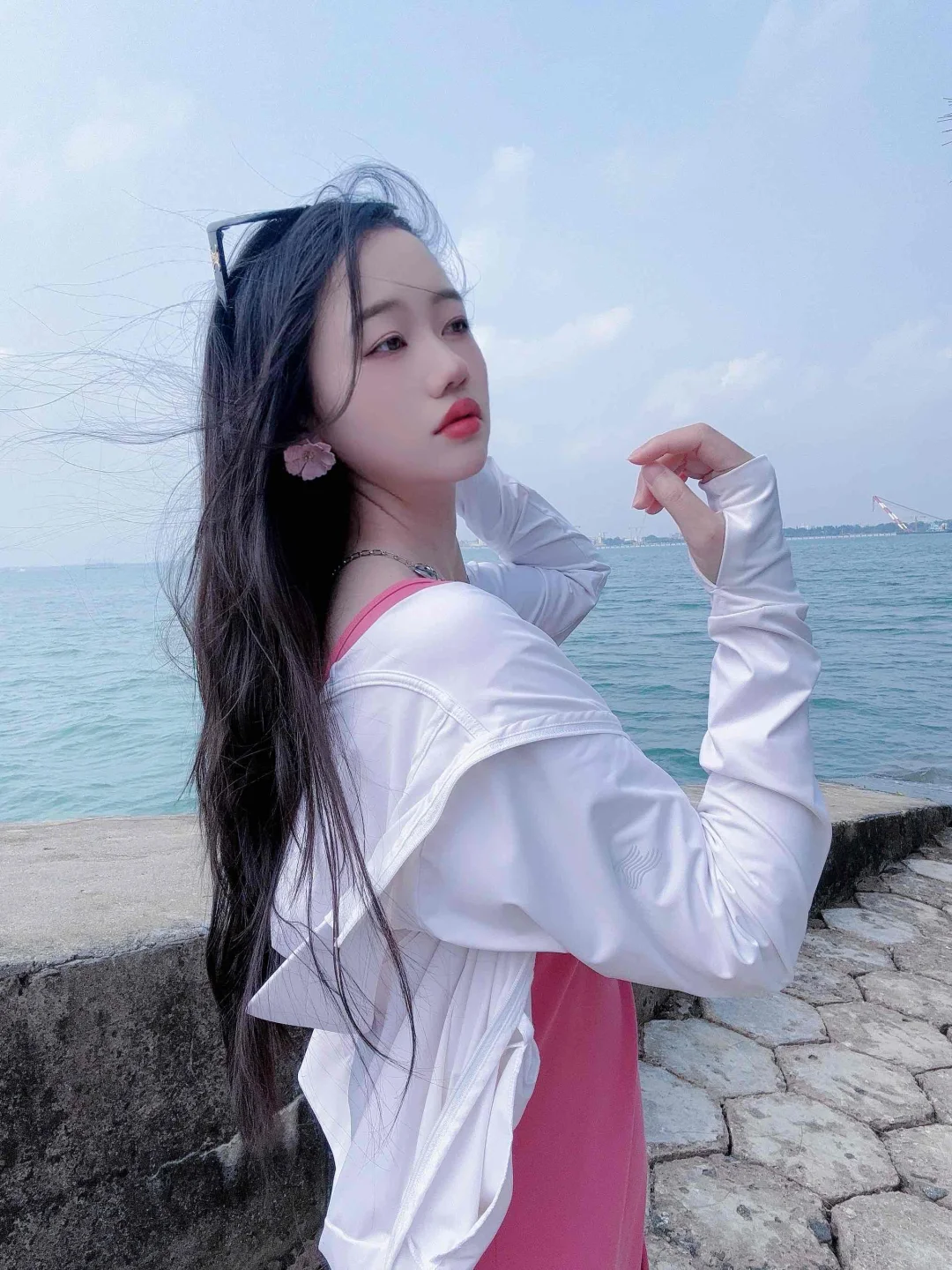 海边度假穿搭！粉粉嫩嫩的～