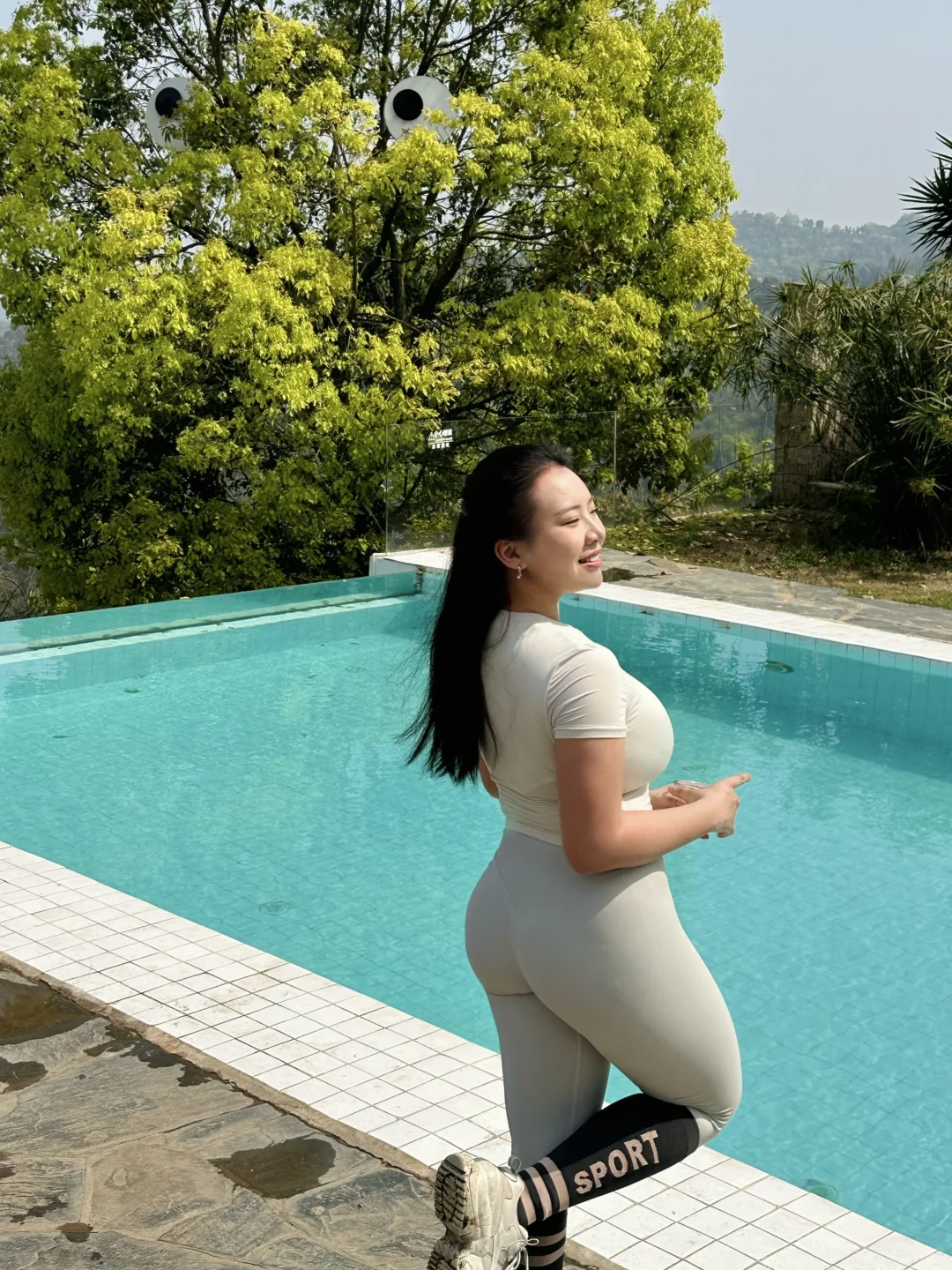 微胖女孩 160 64KG 运动穿搭