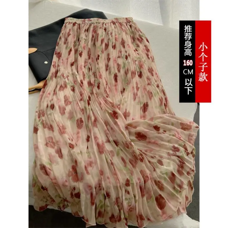 法式碎花半身裙女小个子夏季2024新款仙