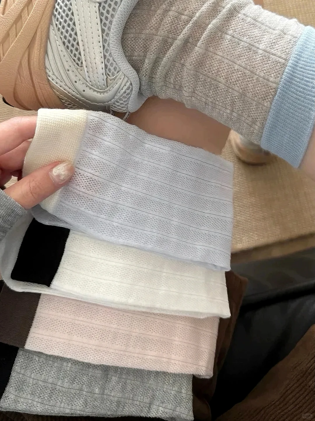 🔵9.9淘到一双超春夏的美袜🧦👟💐