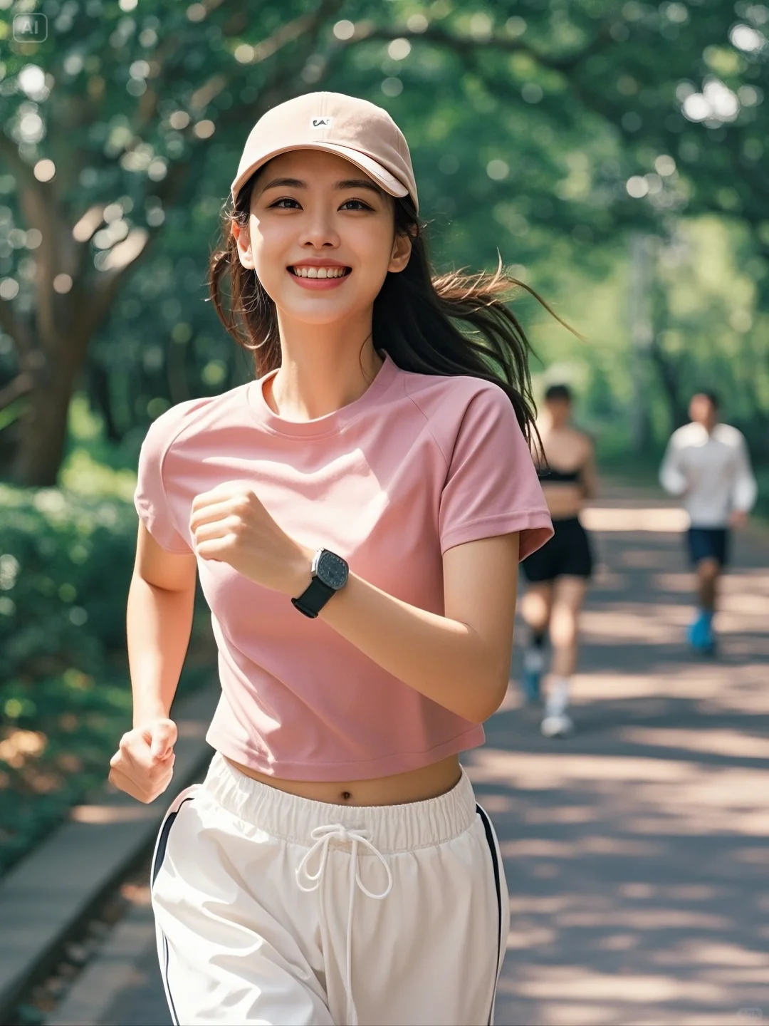 超喜欢户外的感觉，跑起来~