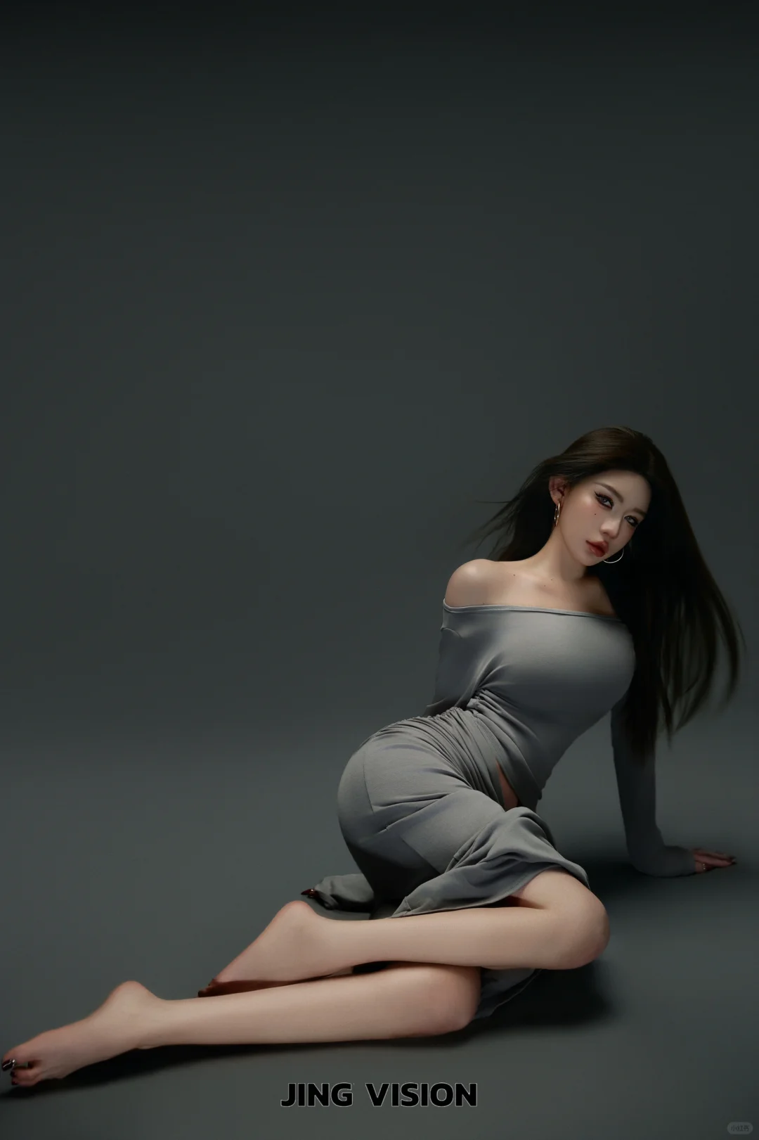 AI御姐肖像写真🖤这个质感真的很高级啊‼️