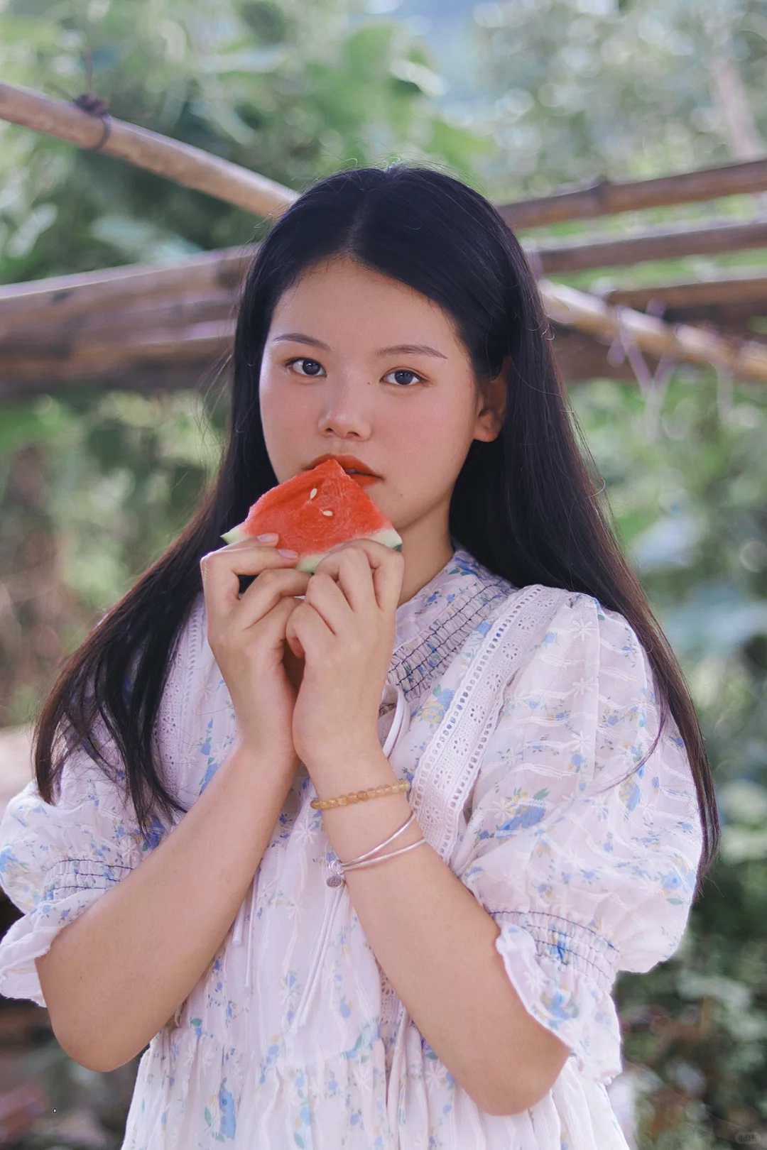 修图对比｜🆘客妹想要p成大甜妹……