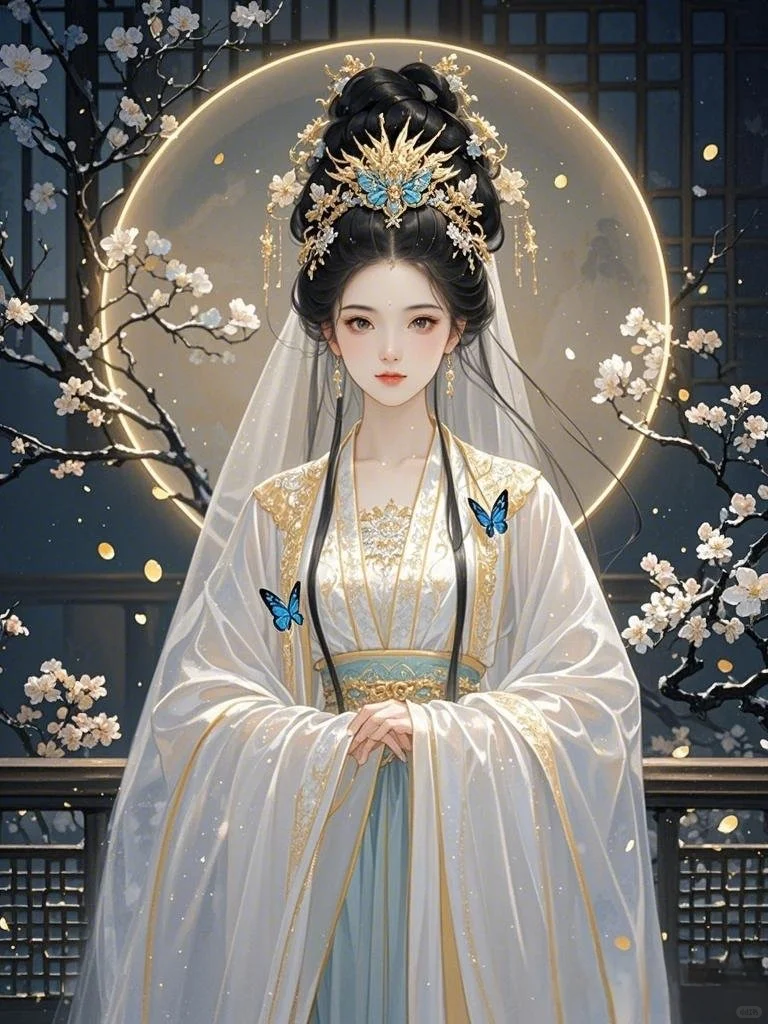 ✨雪境仙影 | 古风白衣神女