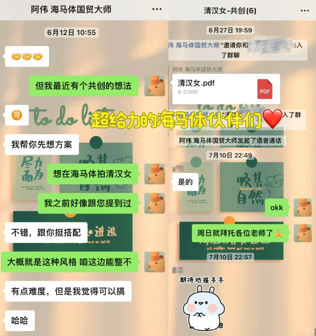 清汉女共创 海马体大师