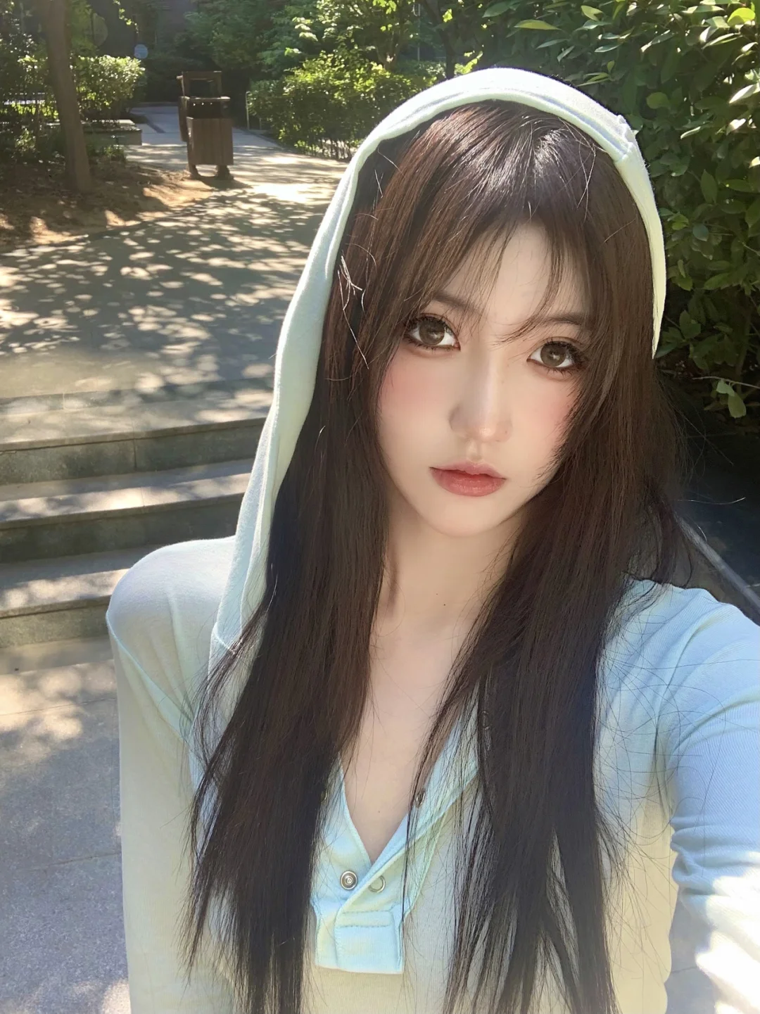 anglebaby嫩模时期仿妆