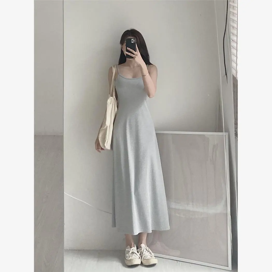 小个子辣妈包臀吊带裙，收腰显瘦辣妹身材✨