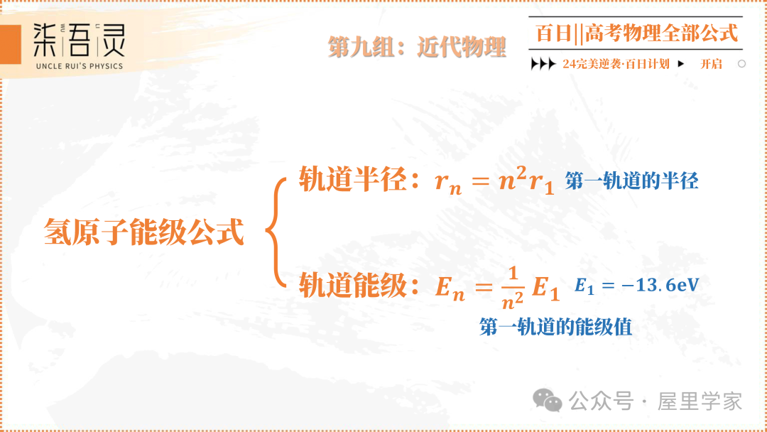 高考物理 | 2024版高中物理公式总结 第48张