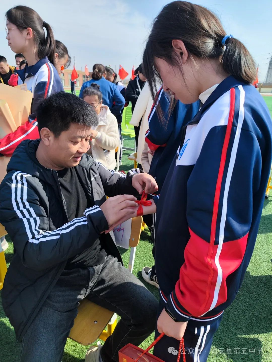 龙年中考燃激情  冲刺中考创辉煌——固安县第五中学九年级百日誓师大会 第56张