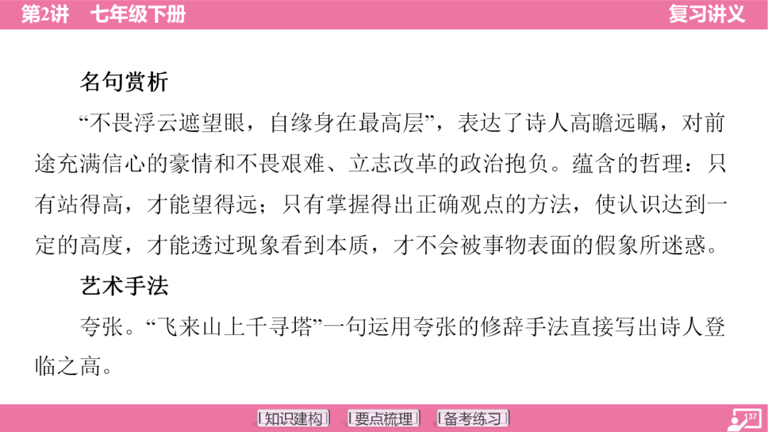 2024年中考语文复习:七年级下册知识要点梳理ppt 第138张