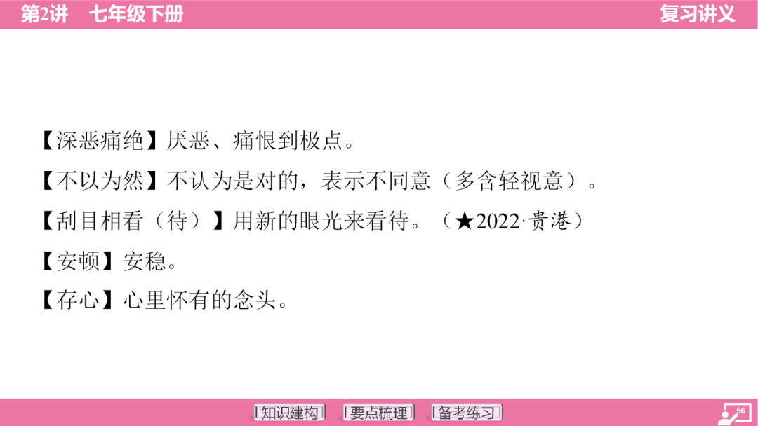 2024年中考语文复习:七年级下册知识要点梳理ppt 第57张