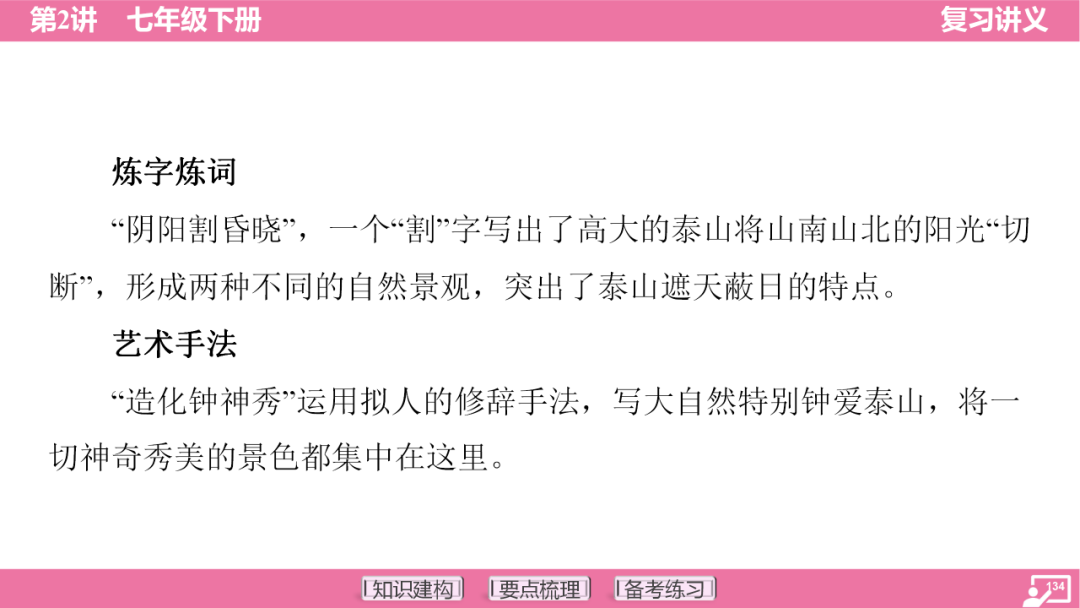 2024年中考语文复习:七年级下册知识要点梳理ppt 第135张