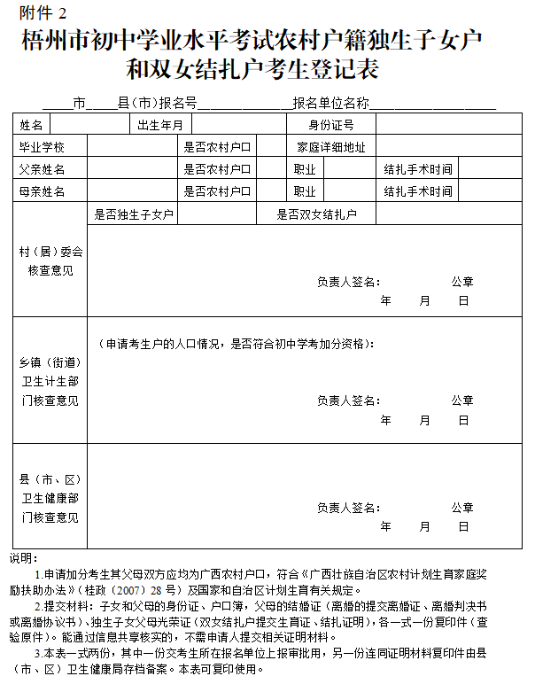 梧州市2024年中考,今日开始报名,3月22日结束 第8张