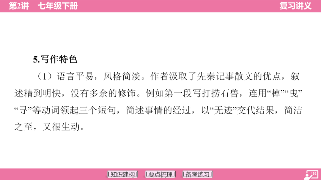 2024年中考语文复习:七年级下册知识要点梳理ppt 第193张