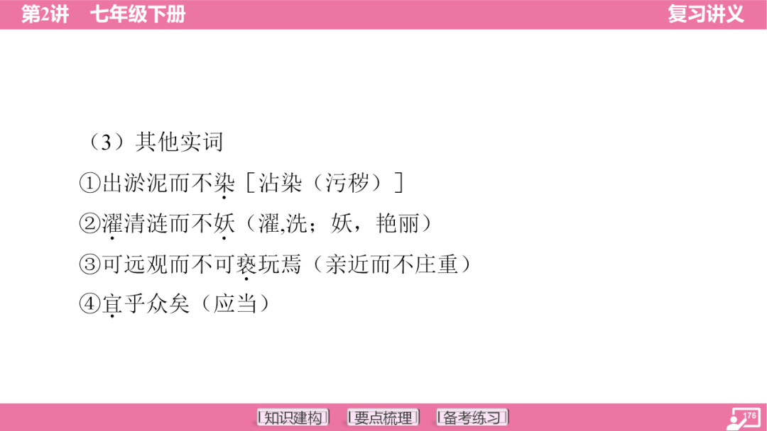 2024年中考语文复习:七年级下册知识要点梳理ppt 第177张