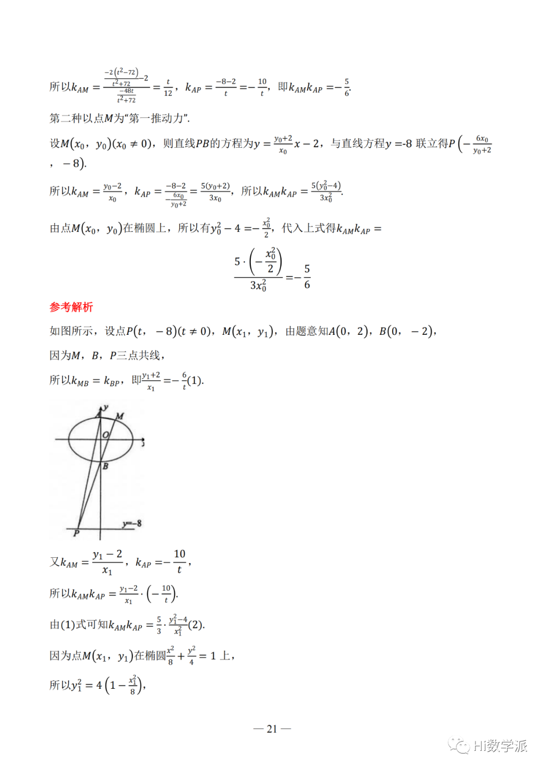 【高考数学】圆锥曲线解题框架 第26张 【高考数学】圆锥曲线解题框架 第26张