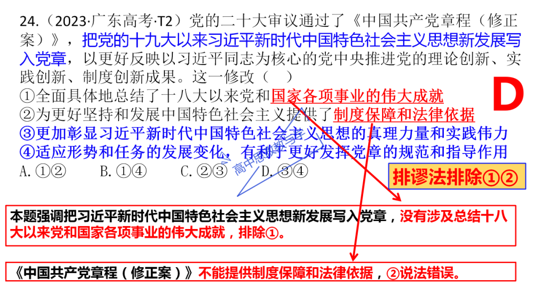 从高考真题看必修一《中国特色社会主义》的命题方向与备考复习 第64张 从高考真题看必修一《中国特色社会主义》的命题方向与备考复习 第64张