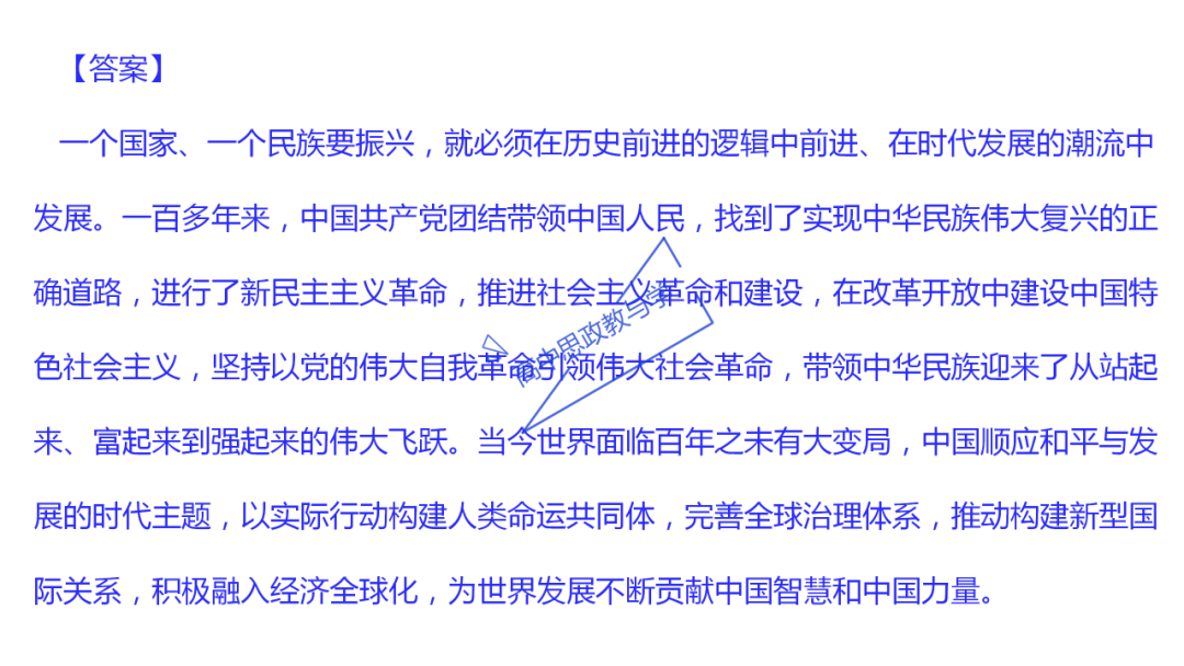从高考真题看必修一《中国特色社会主义》的命题方向与备考复习 第85张 从高考真题看必修一《中国特色社会主义》的命题方向与备考复习 第85张