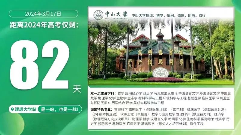 【加油高考生】2024高考倒计时82天 第1张 【加油高考生】2024高考倒计时82天 第1张