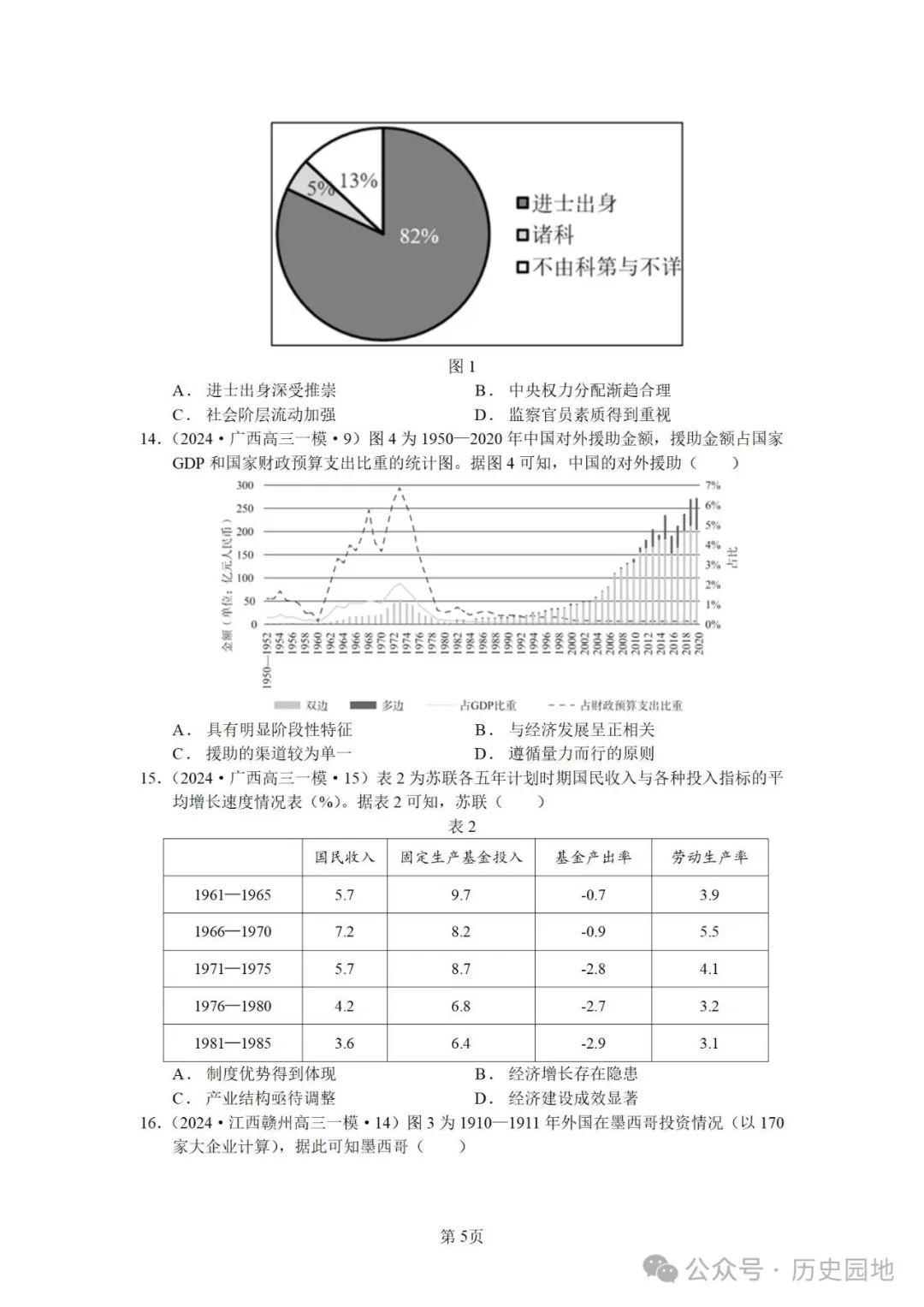 授之以渔 | 2024届高考历史选择题解题技巧和方法:特殊选择题特殊对待【课件+专项训练】 第39张 授之以渔 | 2024届高考历史选择题解题技巧和方法:特殊选择题特殊对待【课件+专项训练】 第39张